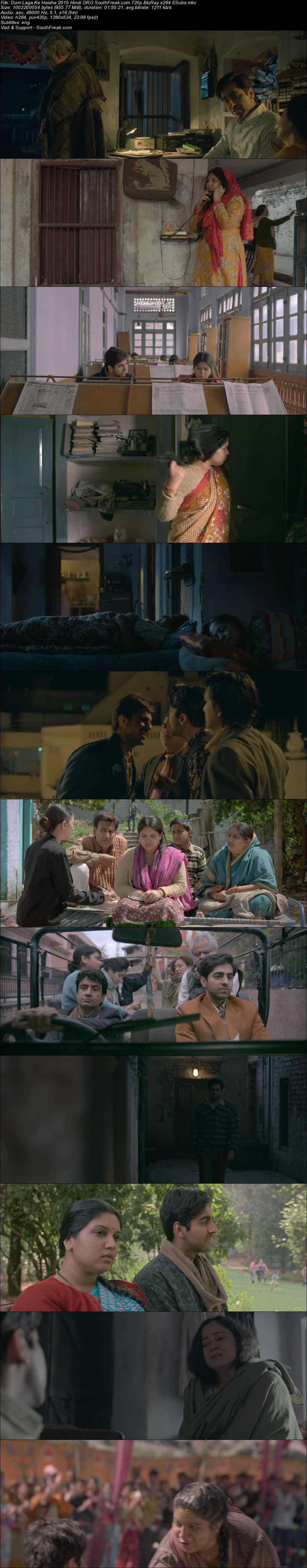 Dum Laga Ke Haisha 2015 Hindi ORG South Freak com 720p Blu Ray x264 ESubs - hdhubflix, hubflix, hdmovieshub, allmovieshub