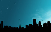 city-skyline-silhouette-wallpaper
