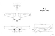 Douglas DC-1 Model Drawing