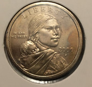 Limpieza y repatinado de un dólar Sacagawea del año 2000 9-D11-B8-ED-B7-E5-4552-A443-1-E8-F584-A6-AE7