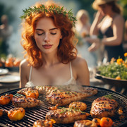 Garden wedding Redhair 0 09