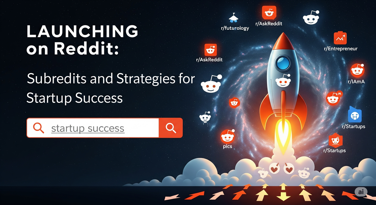 Launching on Reddit: Subreddits and Strategies for Startup Success