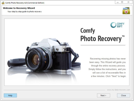 Comfy Photo Recovery 5.2 Unlimited / Commercial / Office / Home Multilingual