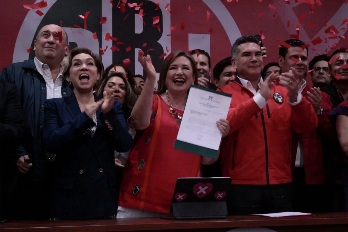 Xóchitl Gálvez le exige a la militancia priísta no fallarle a México
