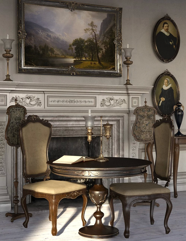 Victorian Decor 2 Iray Victorian Decor 2 Iray