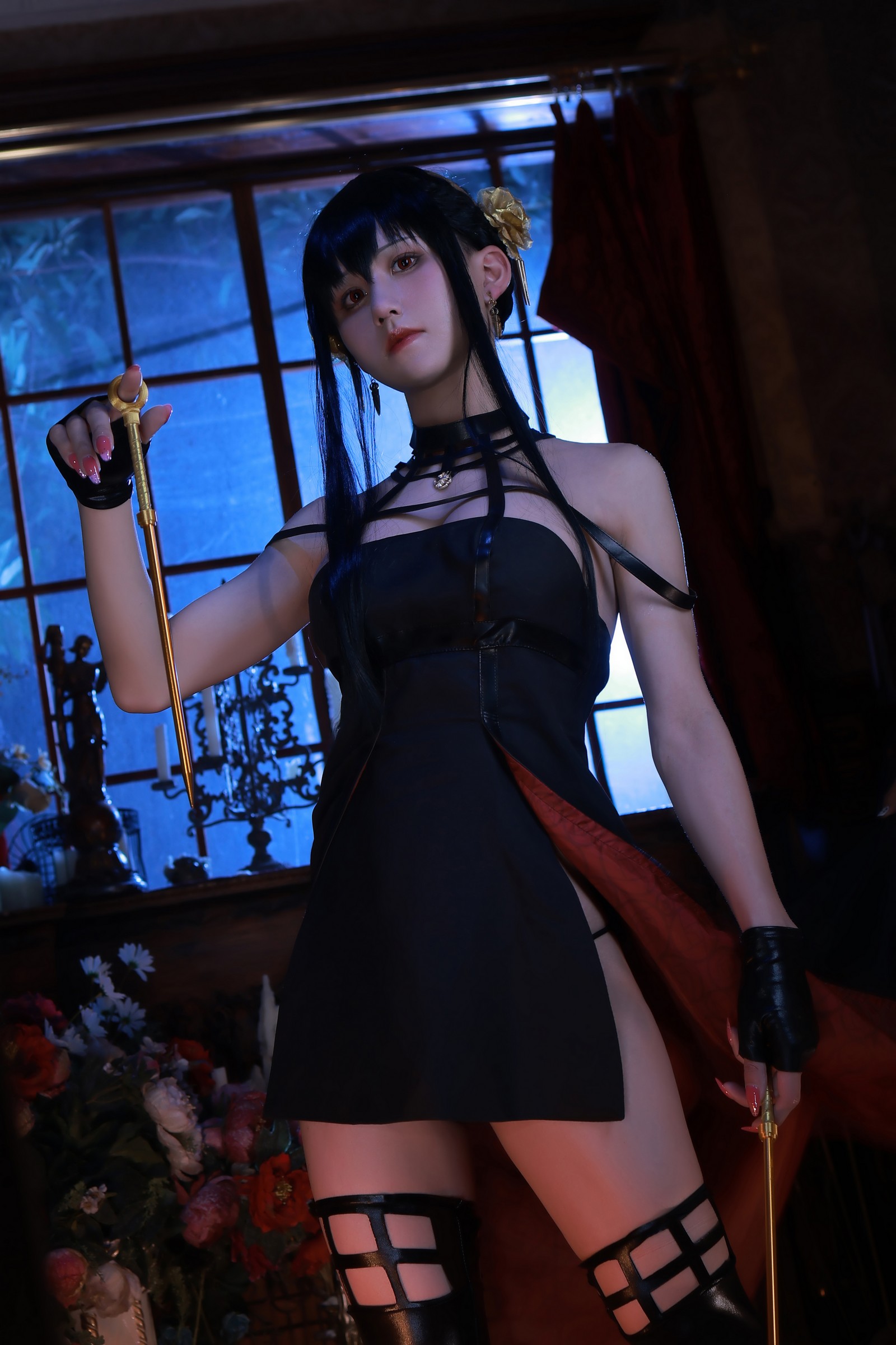 桜满三时 – 约尔 礼服 Cosplay 高清写真集（46P-418.2MB）精美服饰插图3