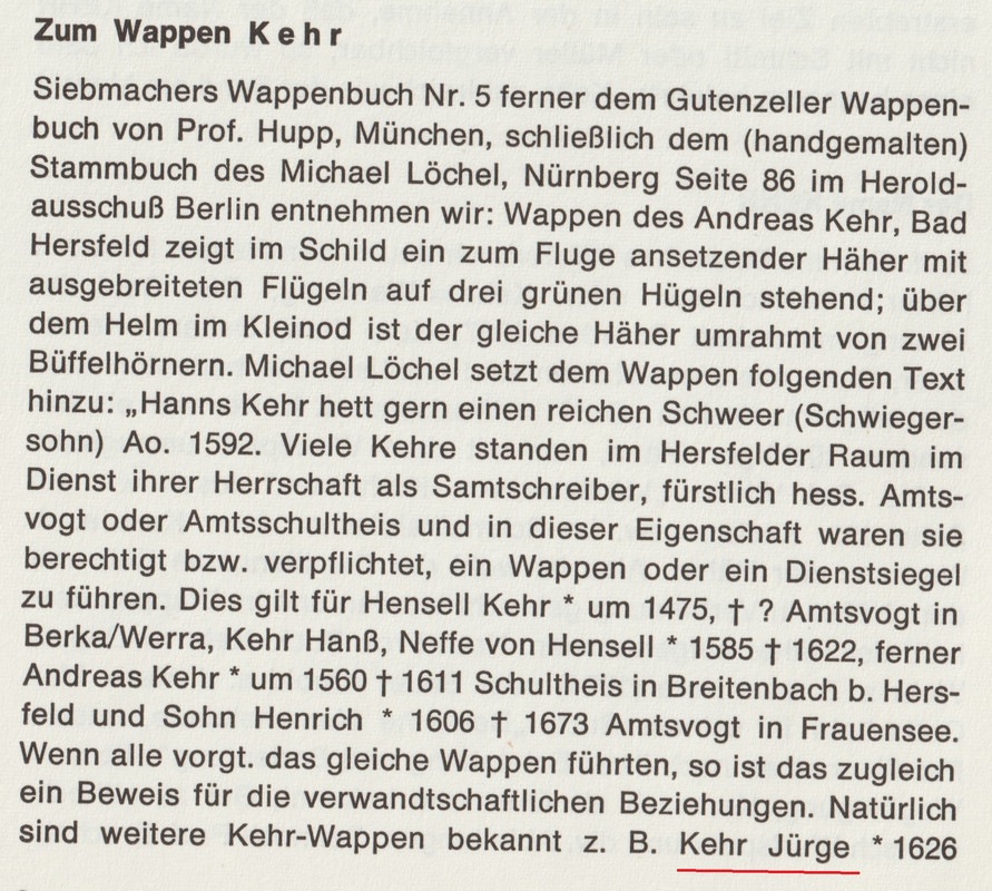 Kehr Jürge