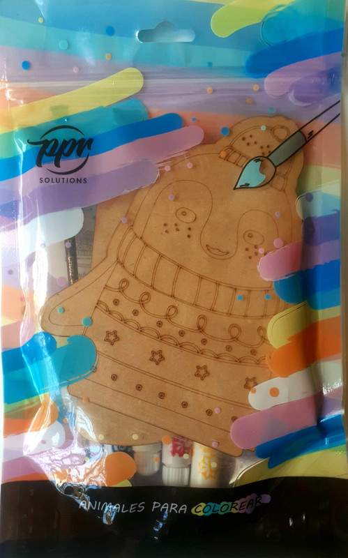 ANIMALES PARA COLOREAR, DE MADERA PARA ARMAR.