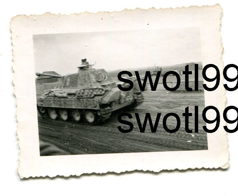 Original Foto Wehrmacht Panzer Panther 19 Panzer Division