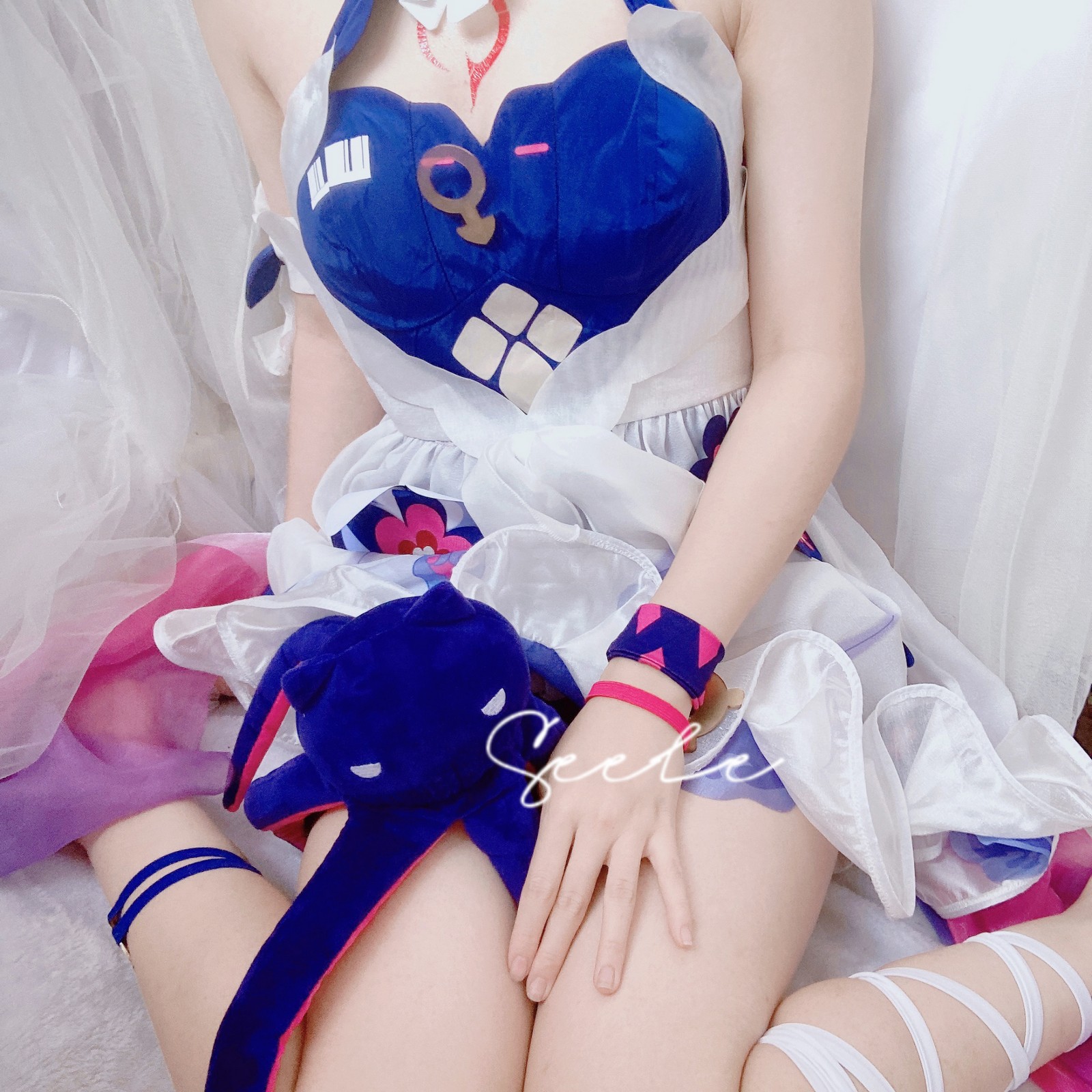 Seele麦麦希儿彼岸浪花 Cosplay｜海边主题高清写真（102P-532MB）插图9