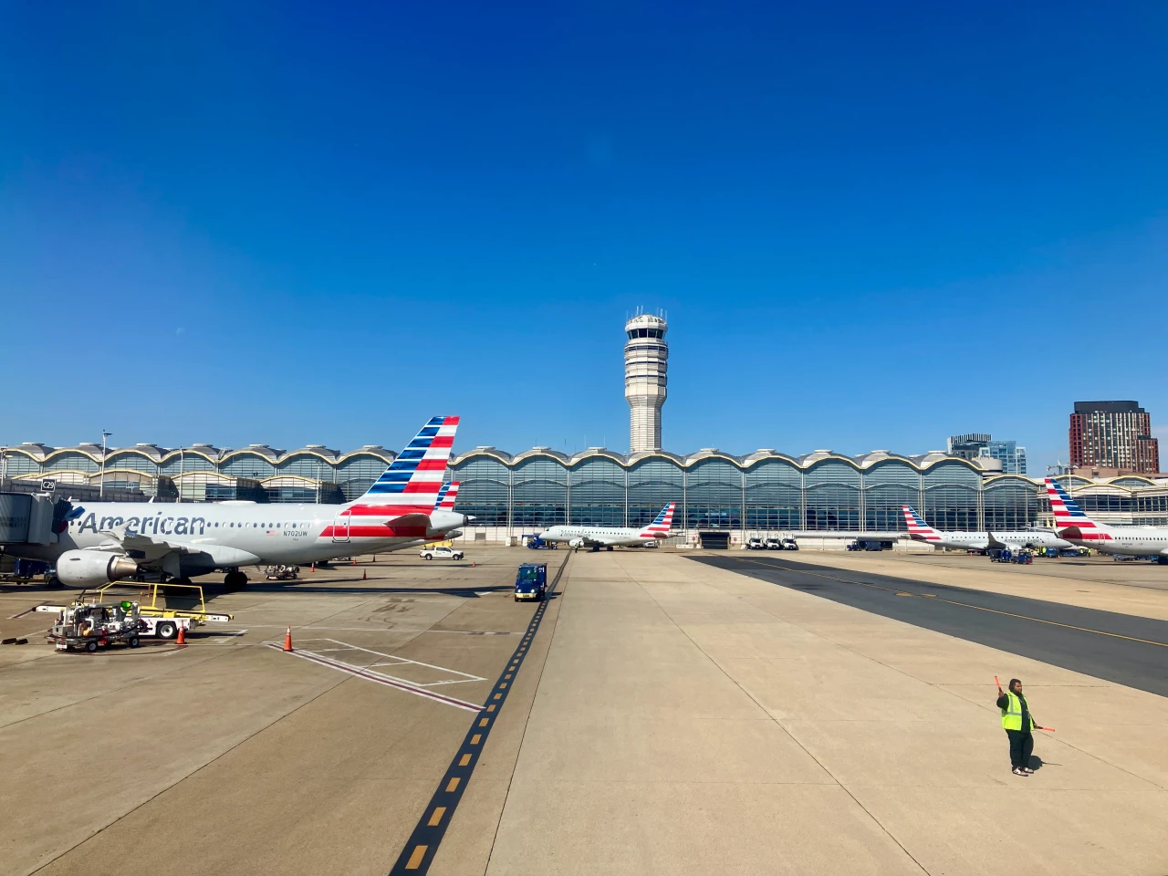 Boarding AA 2097 at DCA