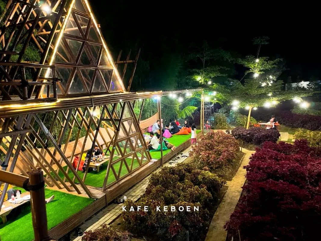 Kafe Keboen, tempat wisata di Binjai yang lagi hits untuk libur akhir pekan.