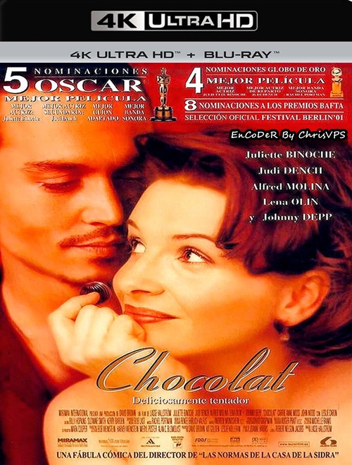 Czekolada / Chocolat (2000) MULTI.HDR.2160p.BDRemux.DTS.HD.MA.AC3-ChrisVPS / LEKTOR i NAPISY