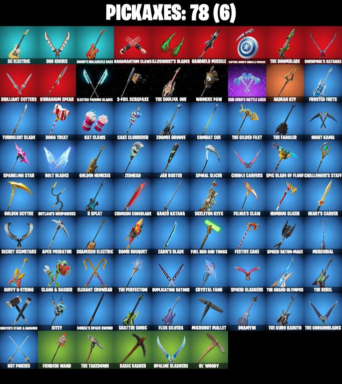pickaxes comp