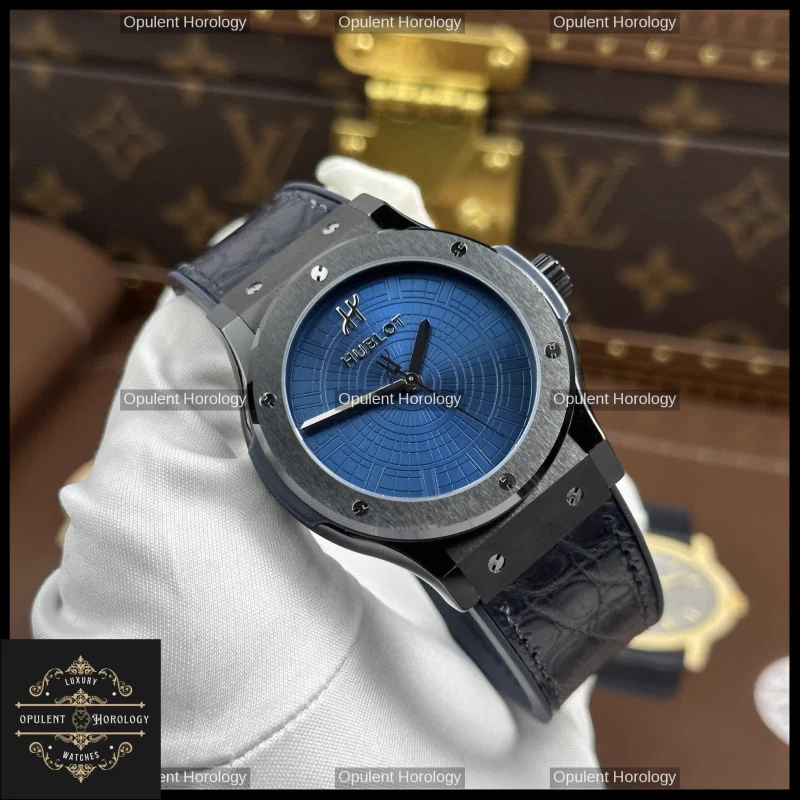 Hublot Classic Fusion Black Ceramic Boutique Pisa 1940 Edition 42mm Automatic Rubber Leather