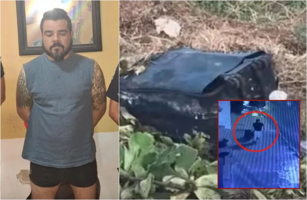 Detenido por descuartizar a su padre y llevar el cadáver en una maleta (video)