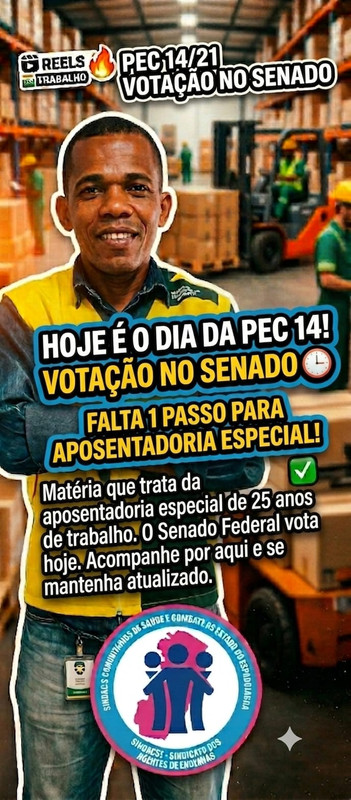  O DIA DA HISTÓRIA CHEGOU! VOTAÇÃO DA PEC 14/21 NO SENADO!
