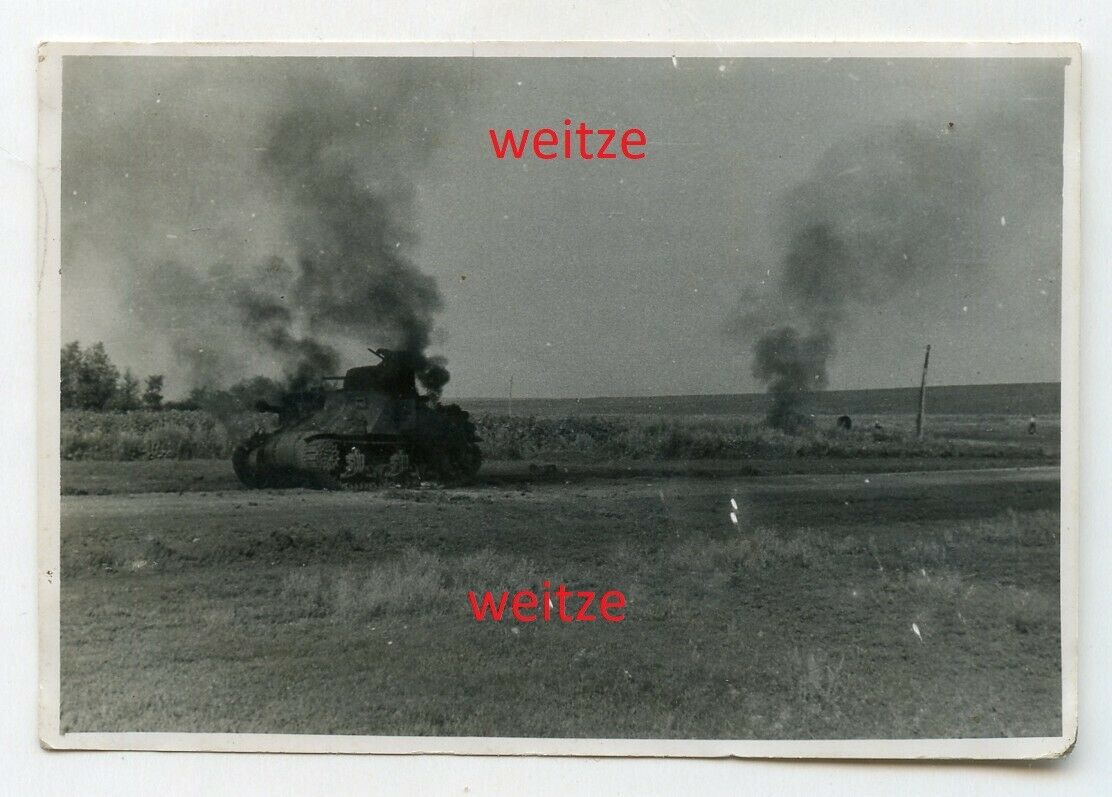 Original Foto Wehrmacht Panzer M3 LeeGrant Rußlandfeldzug.
