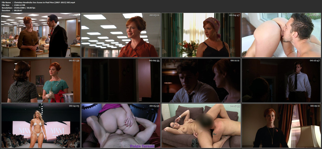 Christina Hendricks Sex Scene in Mad Men (2007-2015) S03.mp4