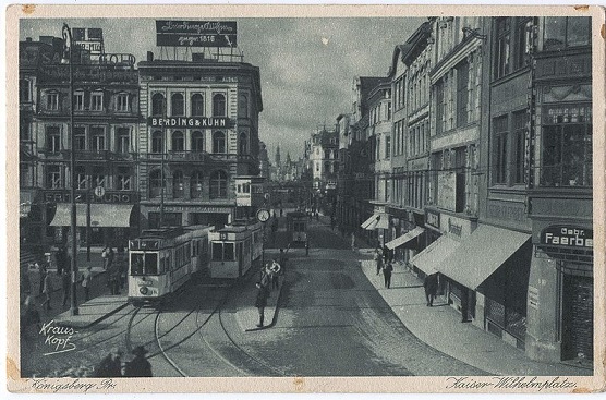 history - History of Prussia Koningsburg-trams