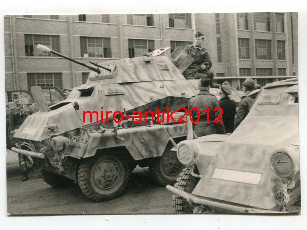 Foto, Sdkfz, Panzerspähwagen 8-Rad, Turnhout, Be