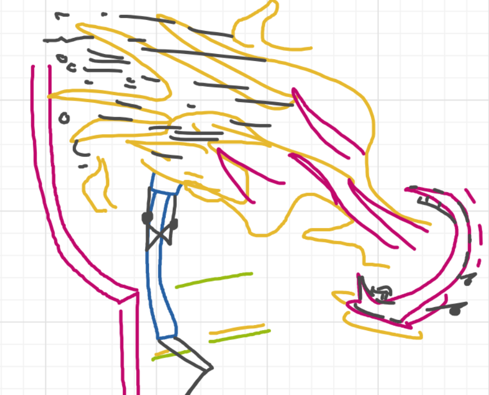 A panel from A Murder On The, episode six of the Board Boards object show by Furretwalk/WalkingFurret.