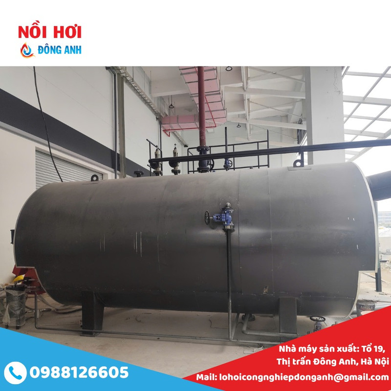 lò hơi đốt dầu