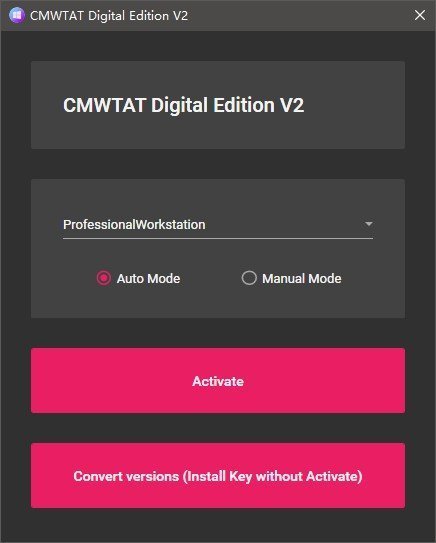 CloudMoe Windows 10+ Activation Toolkit Digital Edition 2.6.4 Build 230207-1