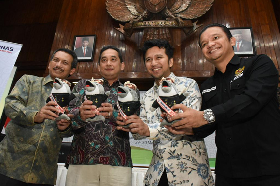 Wagub Jatim Dampingi Mendag RI luncurkan Logo Dan Maskot Harkonas 2020