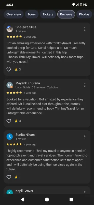 Multiple Customer Reviews