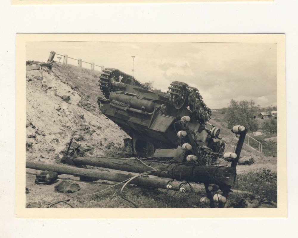 Foto Russland - Ostfront - zerstörter russischer