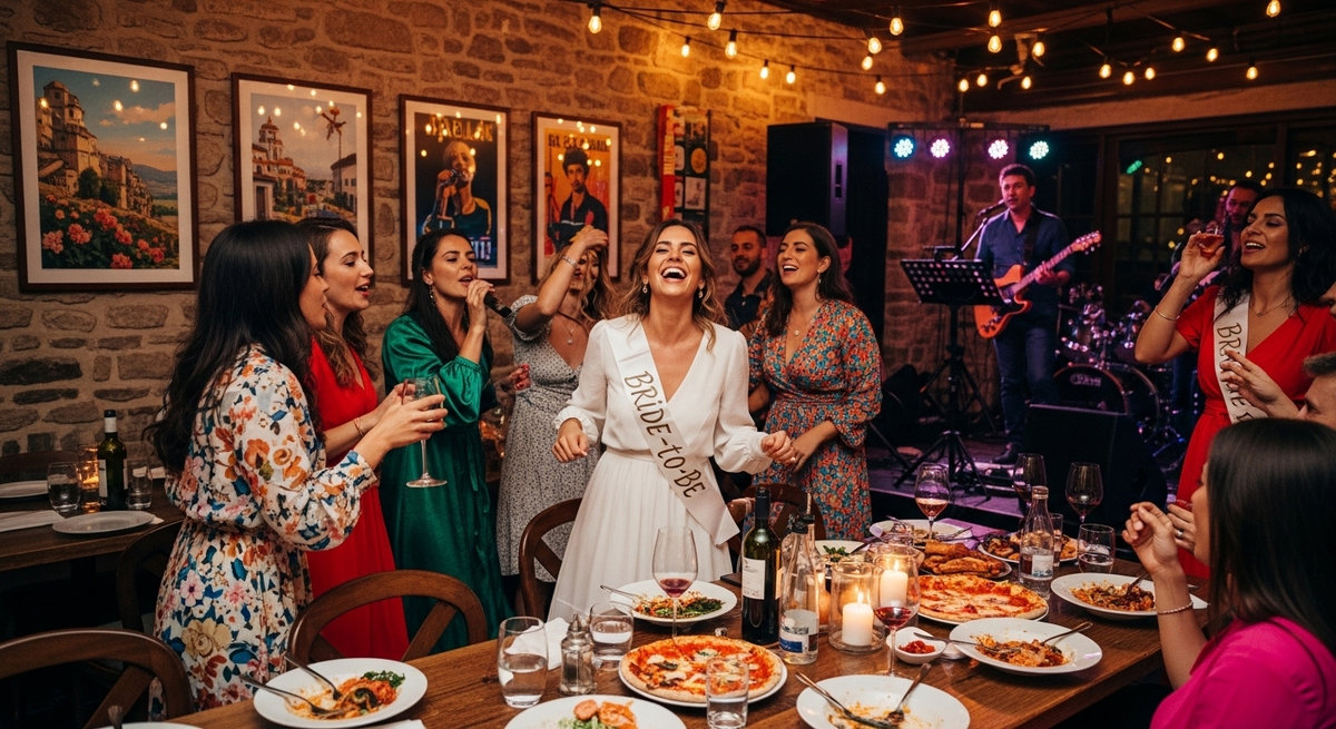 Концепция Dinner & Dance для девичника