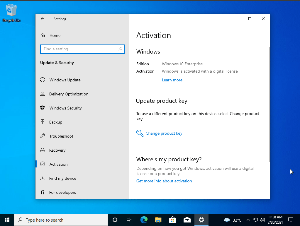 Windows 10 21H1 Pro/Enterprise Build 19043.1151 En-US Pre-Activated