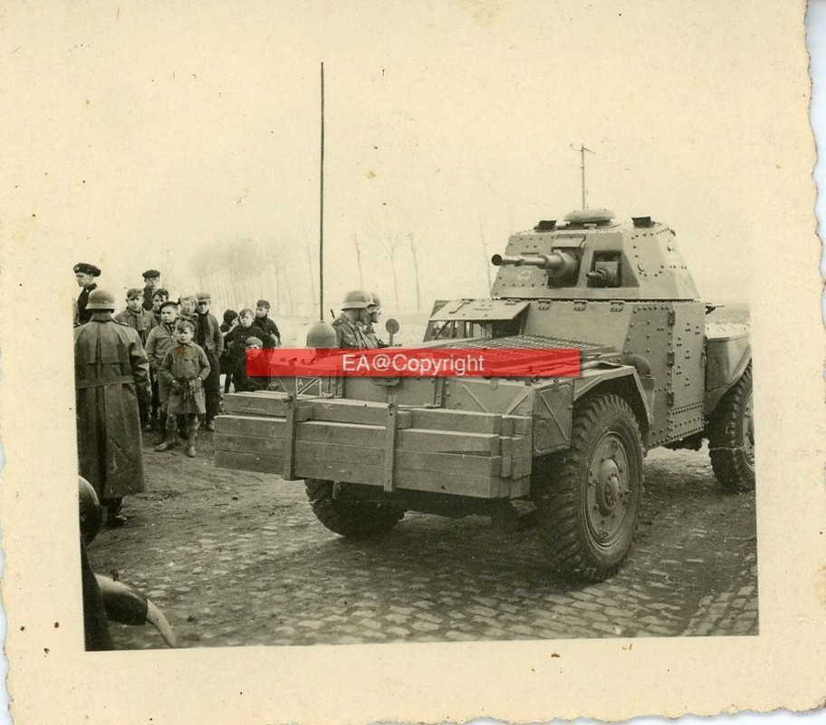 Frankreich Beute Panhard Panzerspähwagen Foto