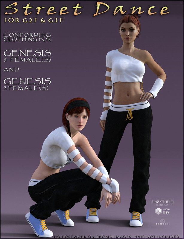     Street Dance for Genesis 3 Female(s) and Genesis 2 Females(s)