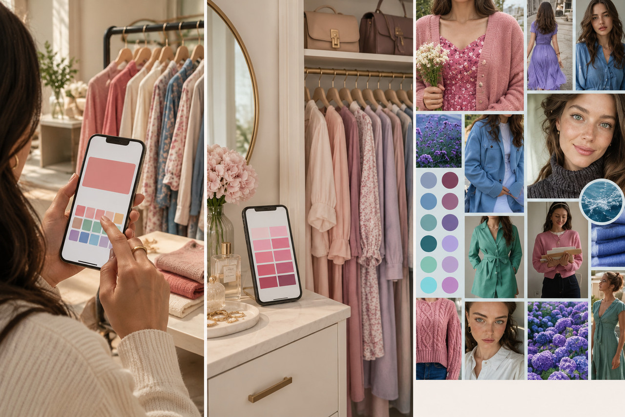 Personalized color analysis visual