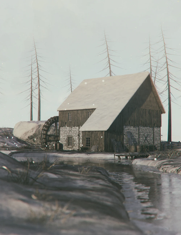 Cabin In The Snow