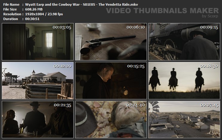 Wyatt Earp and the Cowboy War - S01E05 - The Vendetta Ride.mkv