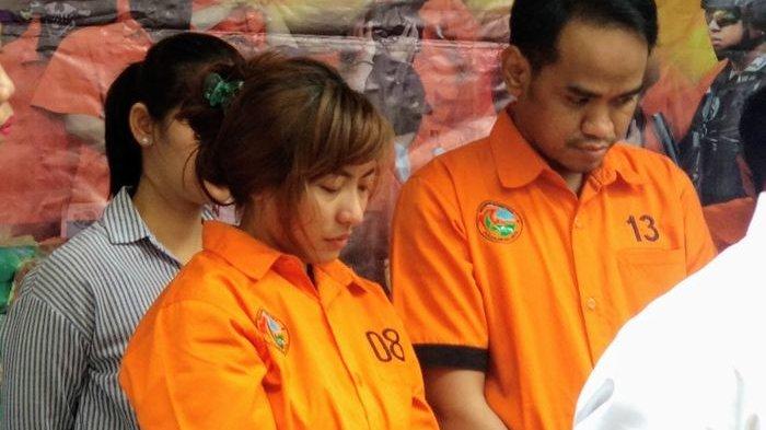 Rilis kasus Caca Duo Molek di Ditresnarkoba Polda Metro Jaya, Senin (14/1/2018)