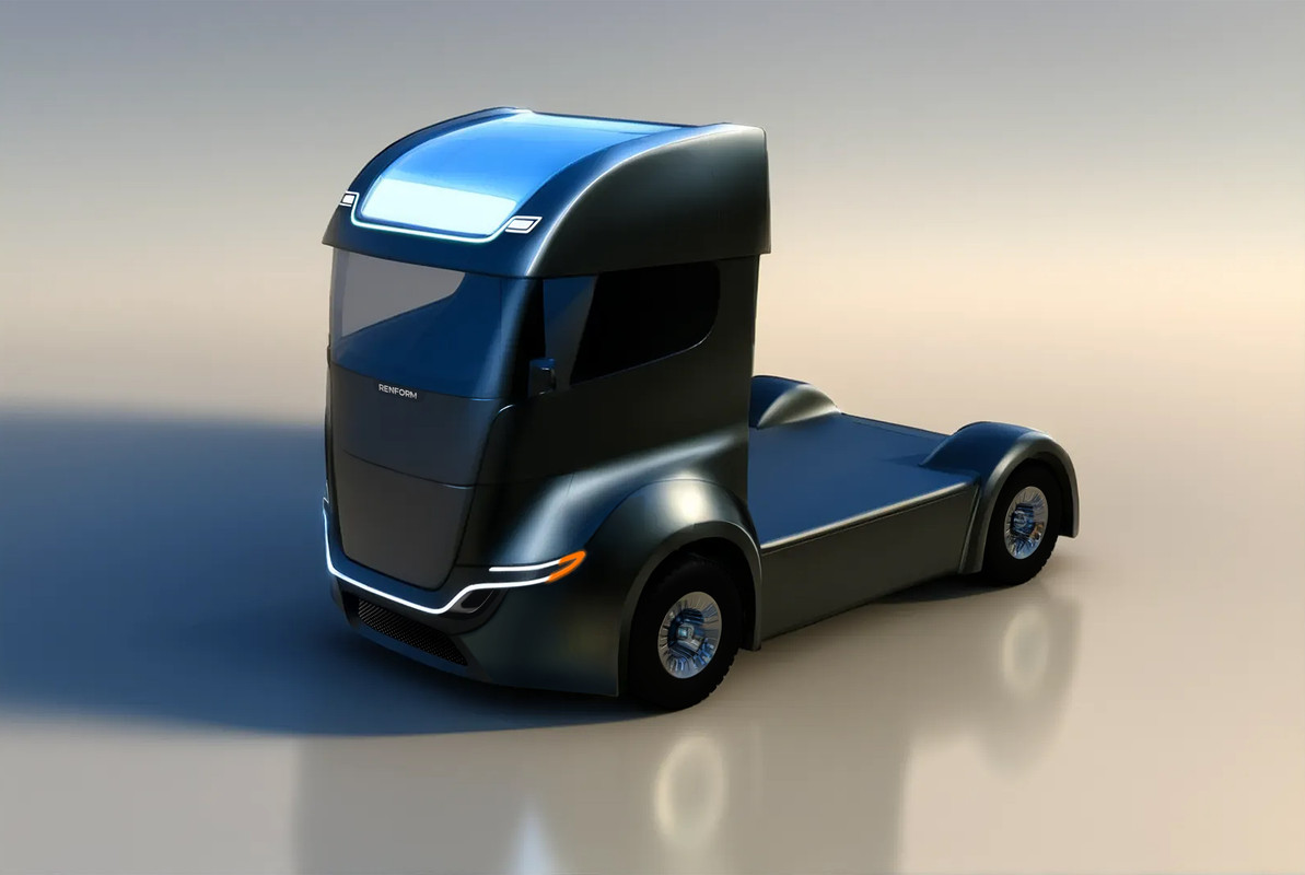 Electric Truck Concept — Automotive Design by RenForm Stockholm Design Studio, image 1