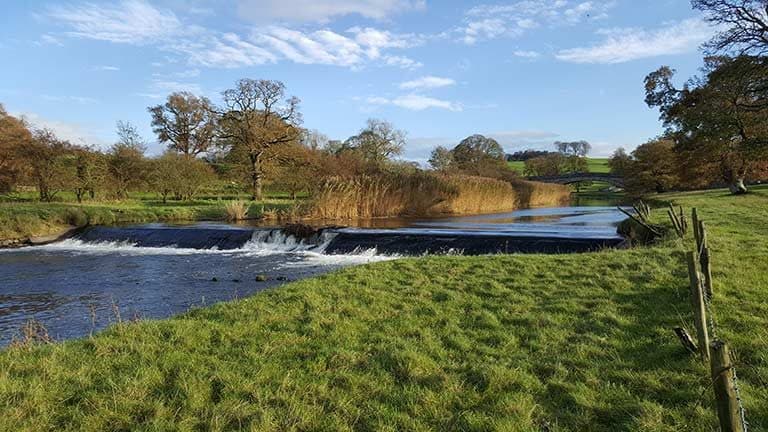 River Lune - UK river flowing through England