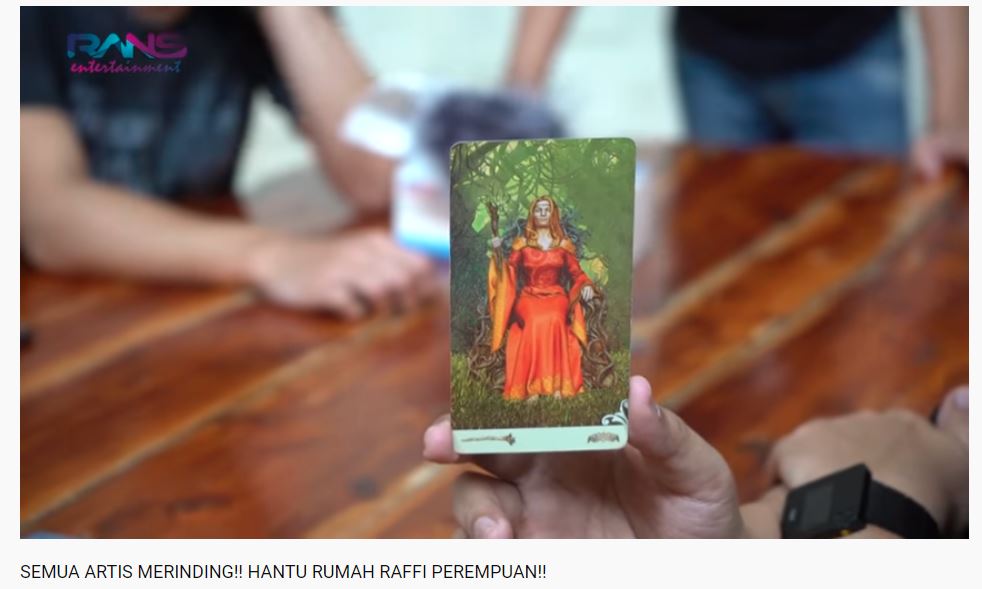Kartu tarot milik Mumuk Gomez