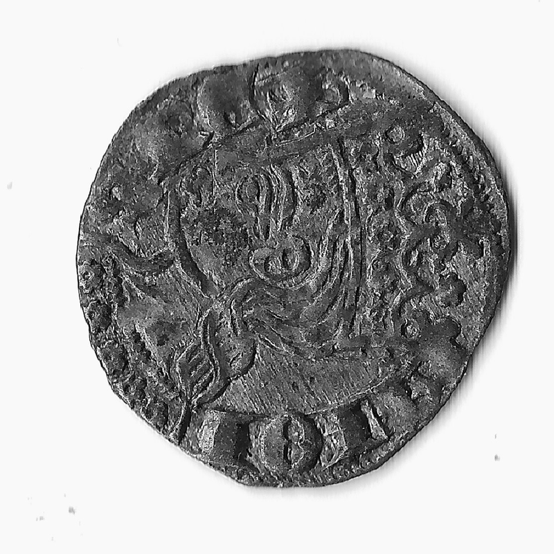 Dinero coronado o cornado de Alfonso XI. León Medieval-4-1