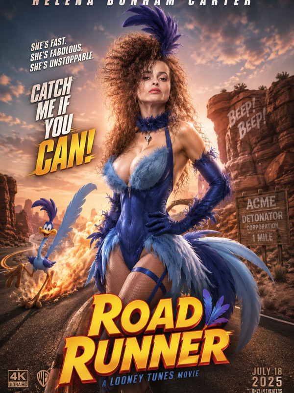 Helena Bonham Carter Road Runner