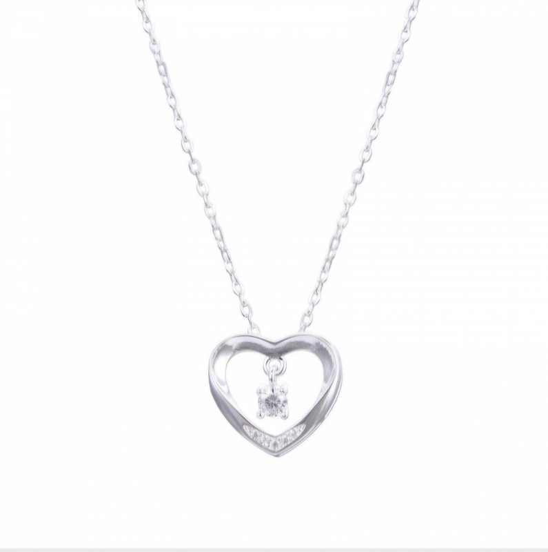 Cadena Corazón silueta