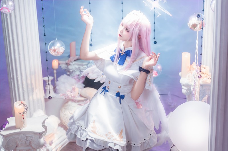 艾西Aiwest 碧蓝档案圣园未花Cosplay写真图集 高清美图合集 40P (415.8M)插图3