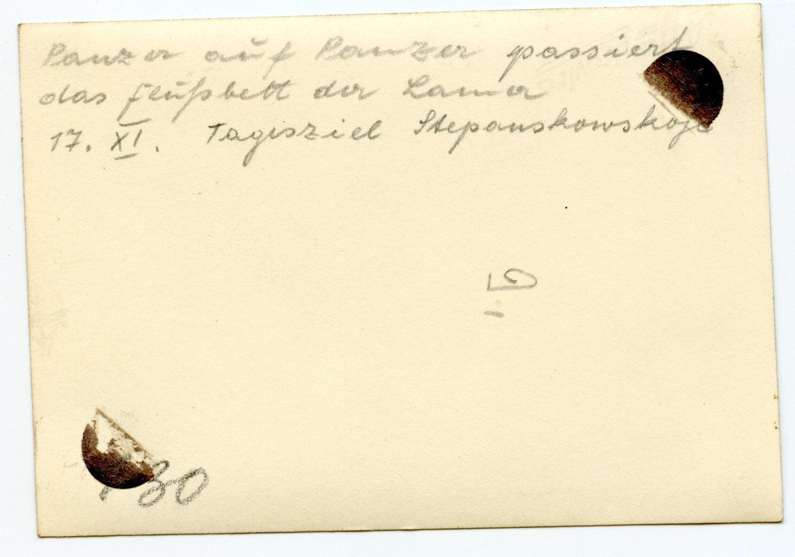 J9 Foto Ostfront Oblast Moskau Lama Übergang HKL Panzer Abt. PragaTNH PzKpfw 38t(3)