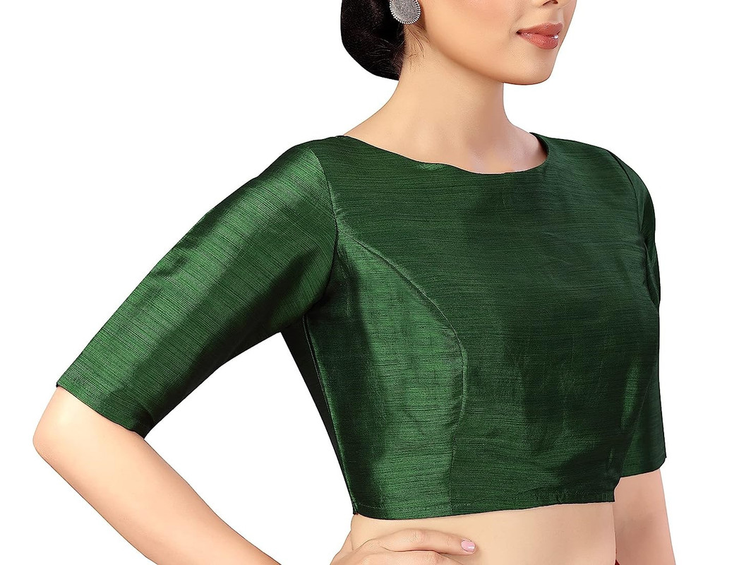 Para mujer Blusa Diseñador Hermosa Lehenga Prenda para el torso recortada Fiesta Ropa Choli Saree Blusa - Imagen 18 de 51