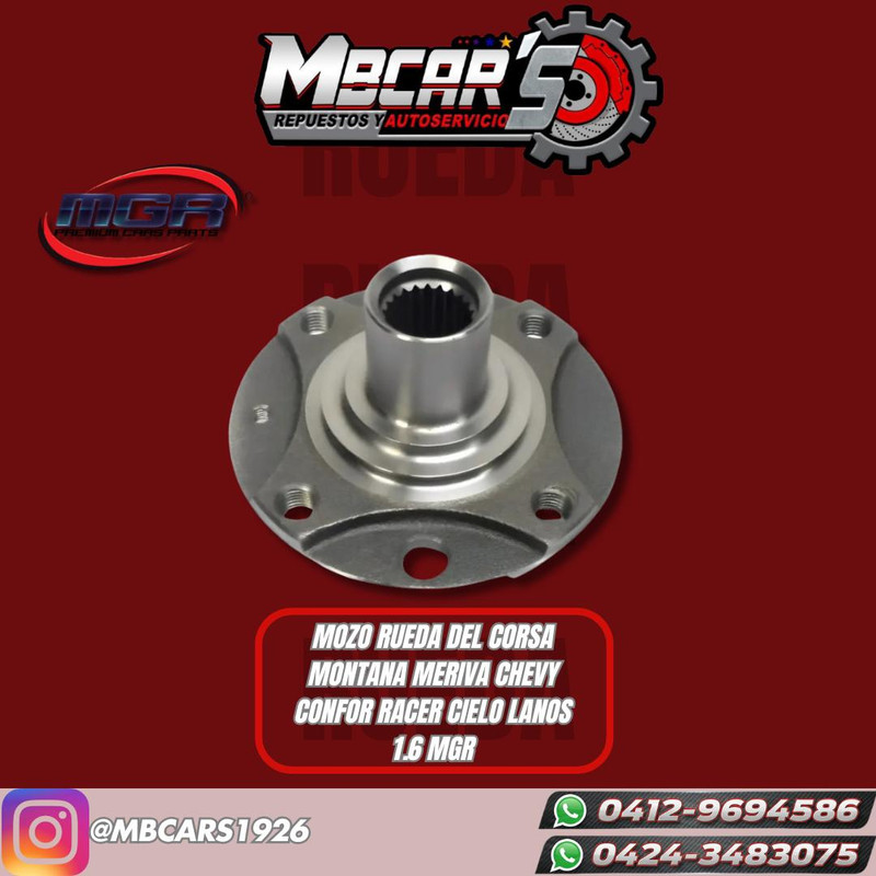 MOZO RUEDA DEL CORSA / MONTANA / MERIVA / CHEVY / CONFOR / RACER / CIELO / LANOS 