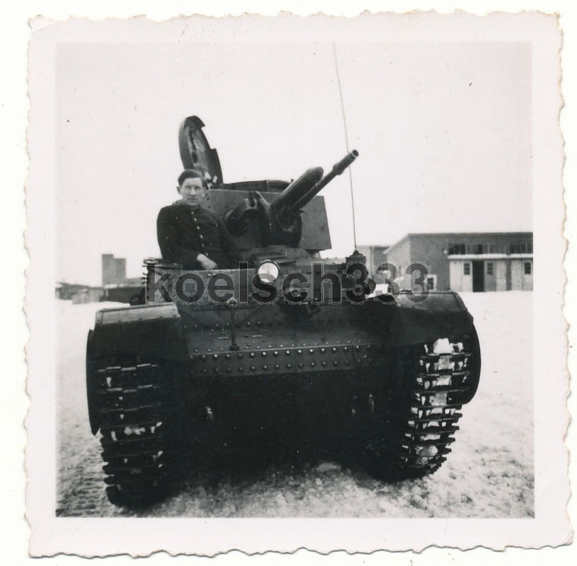 Foto tschechoslowakischer CKD Panzer 35(t) Beute